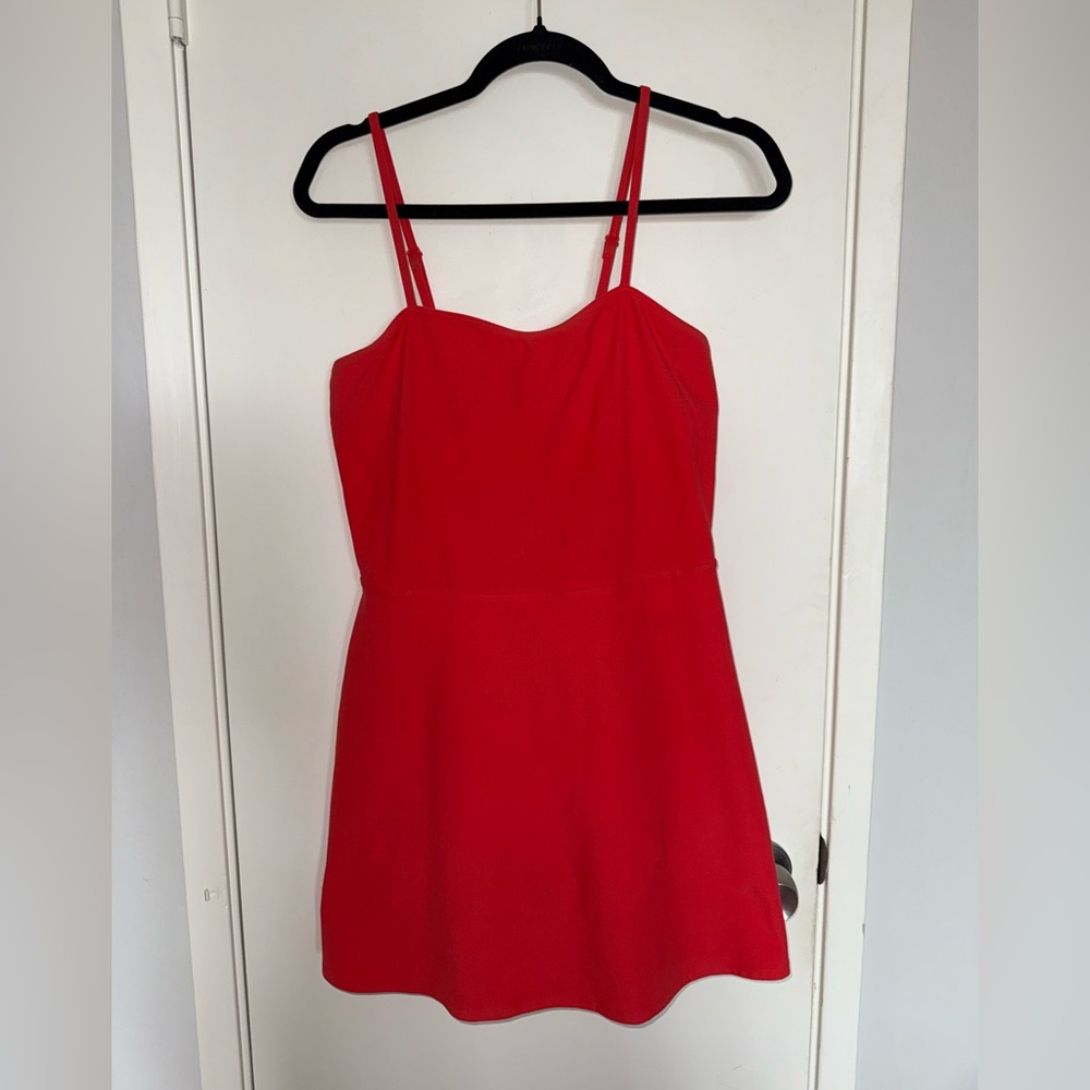 ALO Yoga Orange/Red Athletic Dress